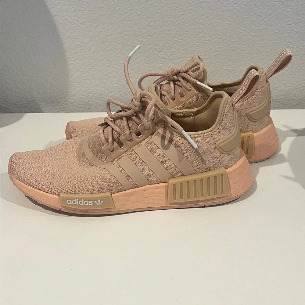 Adidas Beige NMD R1 Sneakers